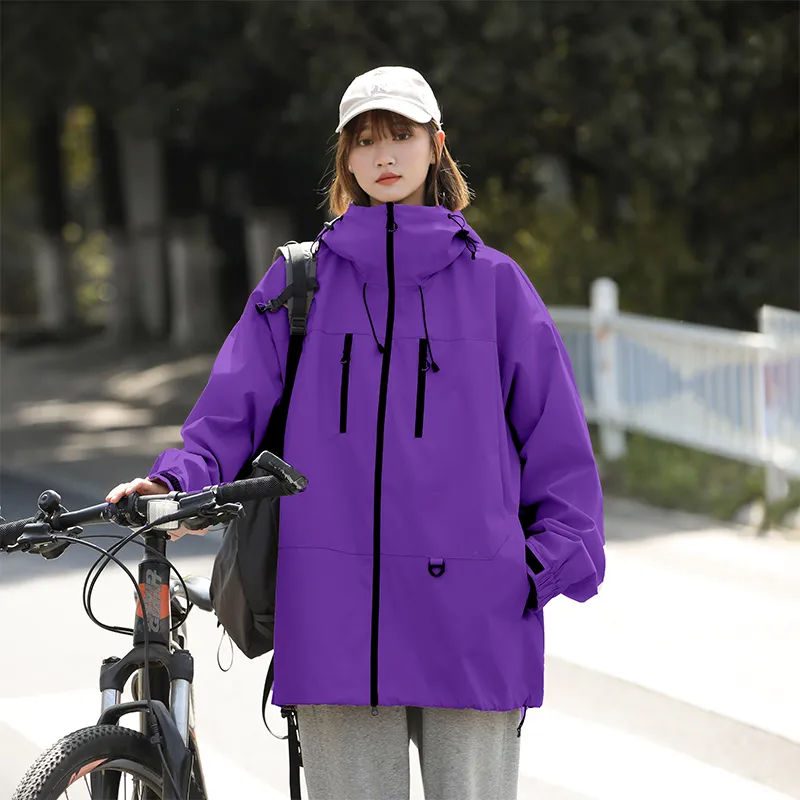 Warrior Laugh Series Urban Living/Travel/Commuting Waterproof And Windproof Windbreaker Jacket Unisex-24