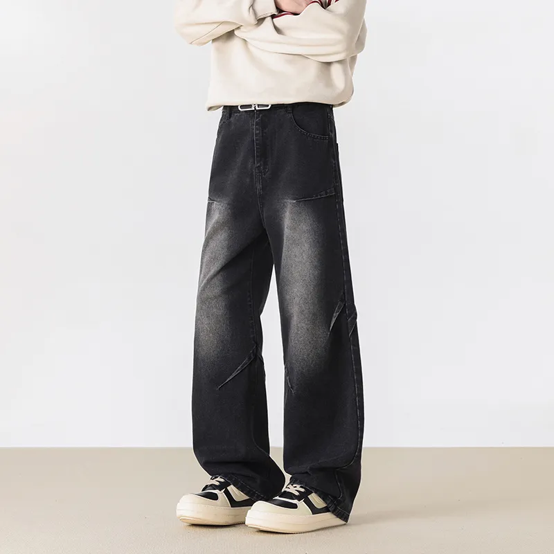 Warrior Huichao Riding The Wind Collection Jeans Unisex-1