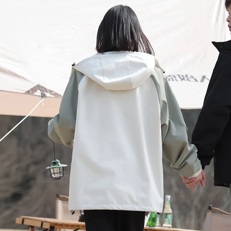 Warrior Huichao Riding The Wind Collection Jacket Unisex Warm White-5
