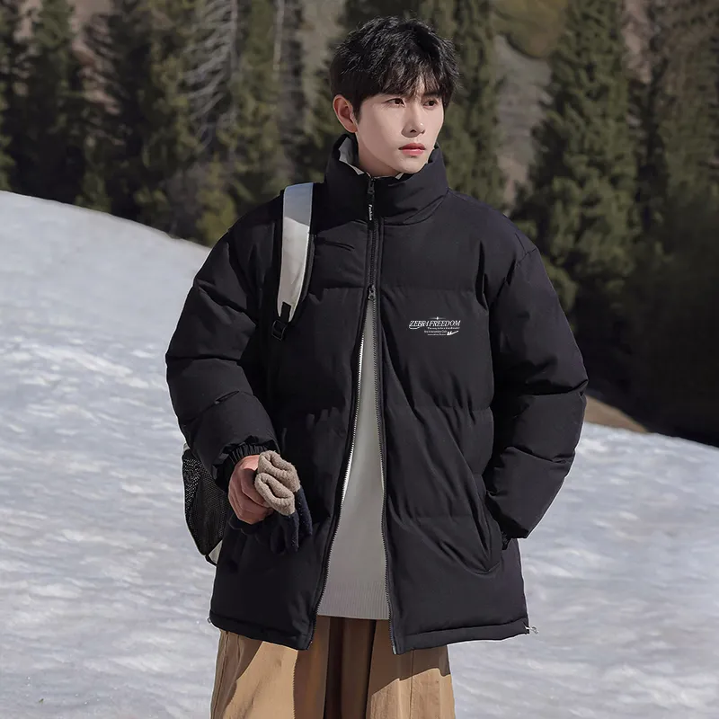 Warrior Ride The Wind Collection Open Ended Smile Collection Puffer Jacket Unisex-15