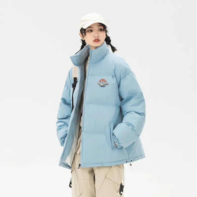 Warrior Ride The Wind And Waves Series Puffer Jacket Unisex-14