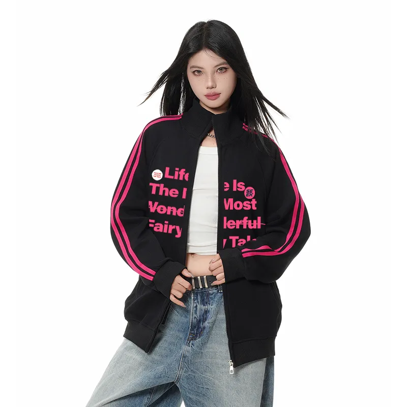 Warrior Huichao Open-Ended Smile Collection Baseball Jacket Unisex-12