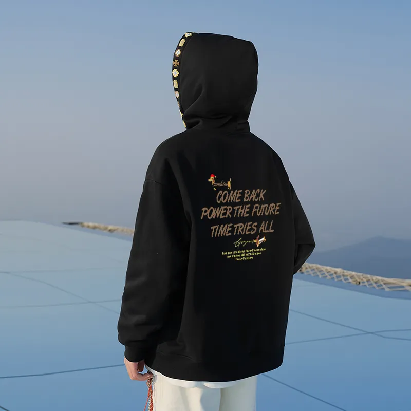 Warrior Huichao Riding The Wind Collection Sweatshirt Unisex White Heather Gray-5
