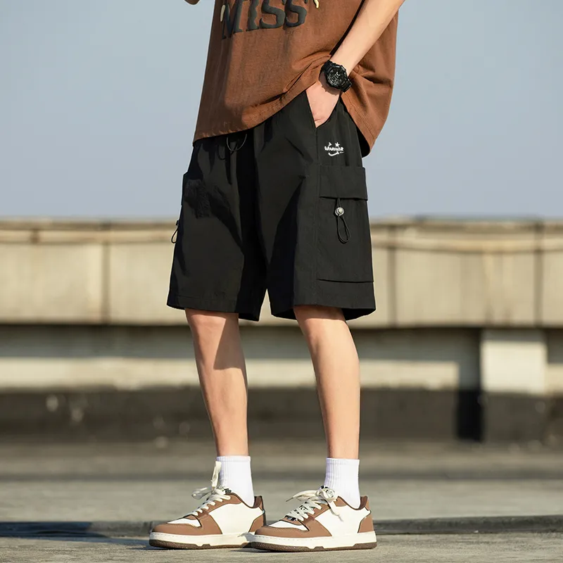 Warrior Huichao Riding The Wind Collection Cargo Shorts Unisex-12
