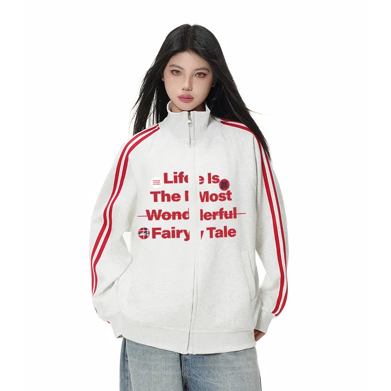 Warrior Huichao Open-Ended Smile Collection Baseball Jacket Unisex-3