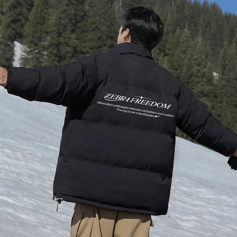 Warrior Ride The Wind Collection Open Ended Smile Collection Puffer Jacket Unisex-14