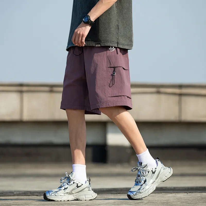 Warrior Huichao Riding The Wind Collection Cargo Shorts Unisex-23
