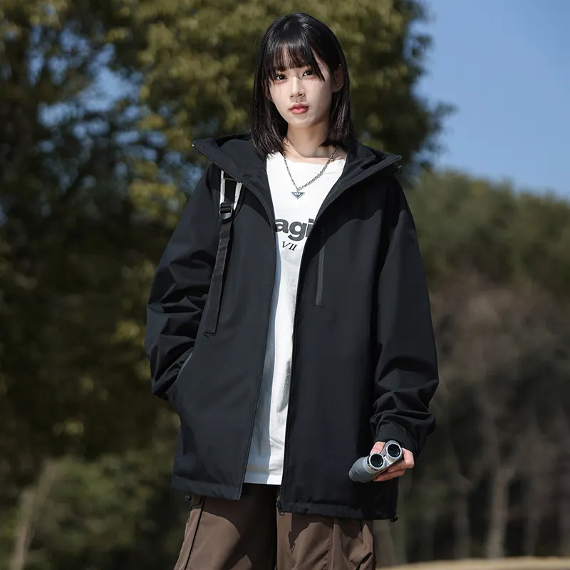 Warrior Huichao Riding The Wind Collection Jackets Coats Unisex Black-6