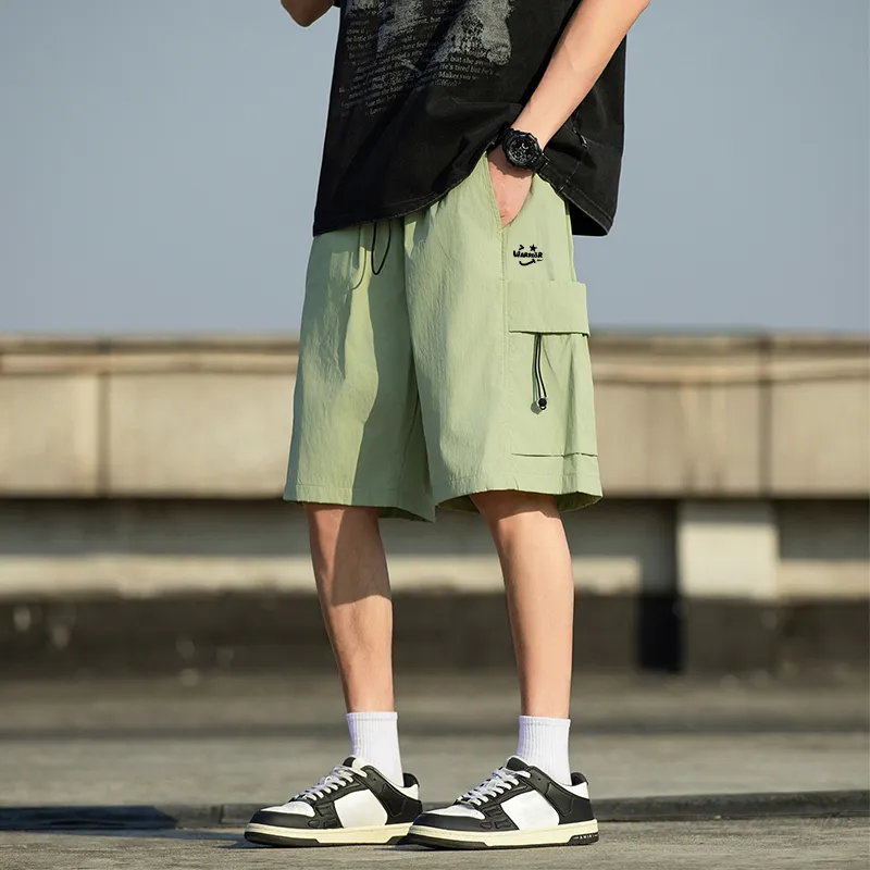 Warrior Huichao Riding The Wind Collection Cargo Shorts Unisex-7