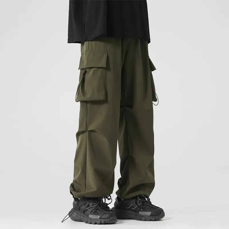Warrior Huichao Riding The Wind Collection Cargo Pants Unisex-17