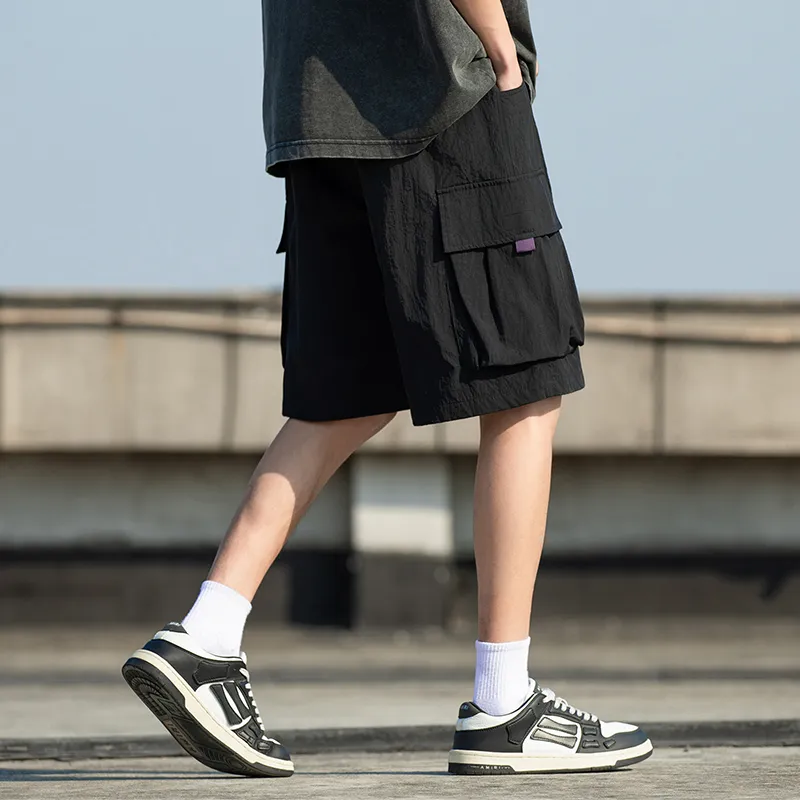 Warrior Huichao Riding The Wind Collection Cargo Shorts Unisex-13