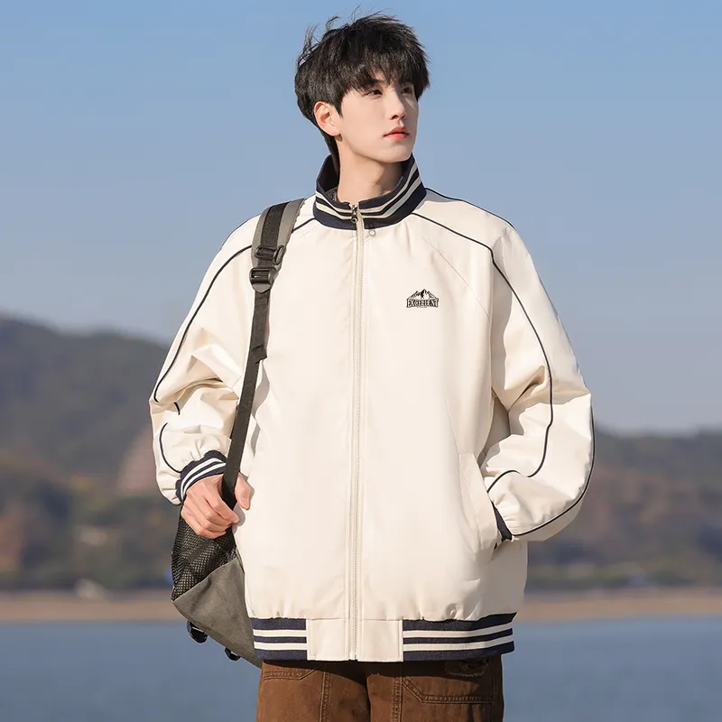 Warrior Huichao Riding The Wind Collection Jackets Coats Unisex Navy Blue-13