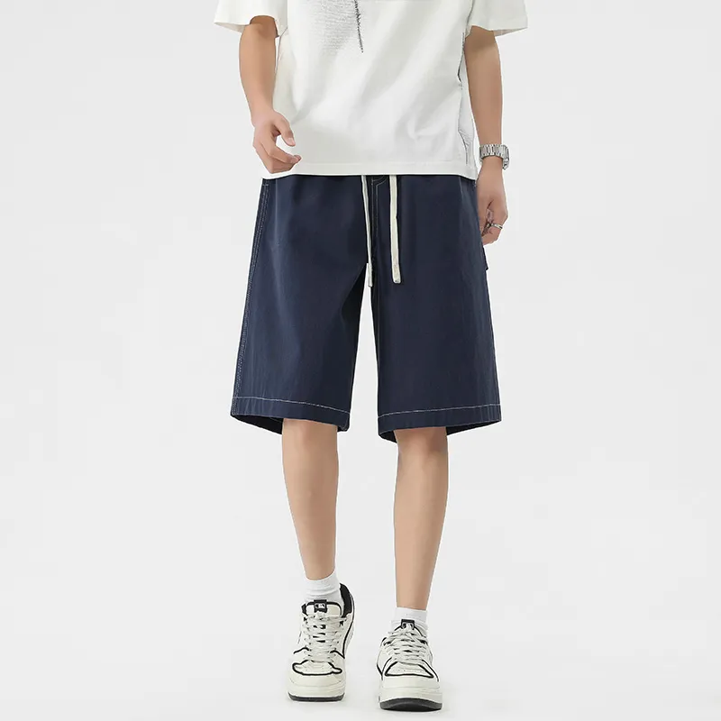 Warrior Denim Shorts Unisex Black-23
