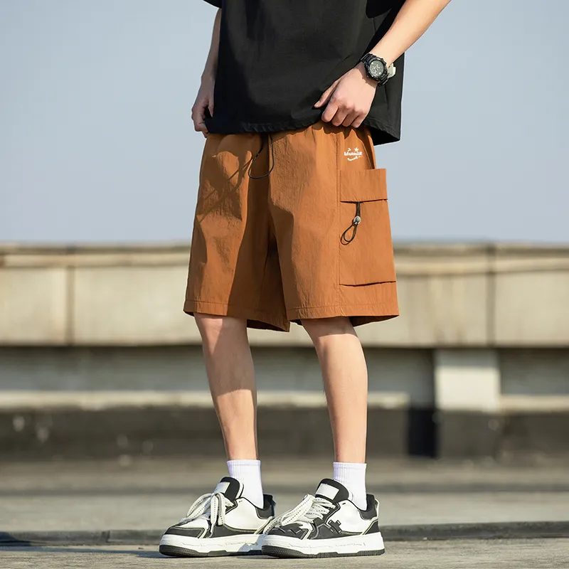 Warrior Huichao Riding The Wind Collection Cargo Shorts Unisex-17