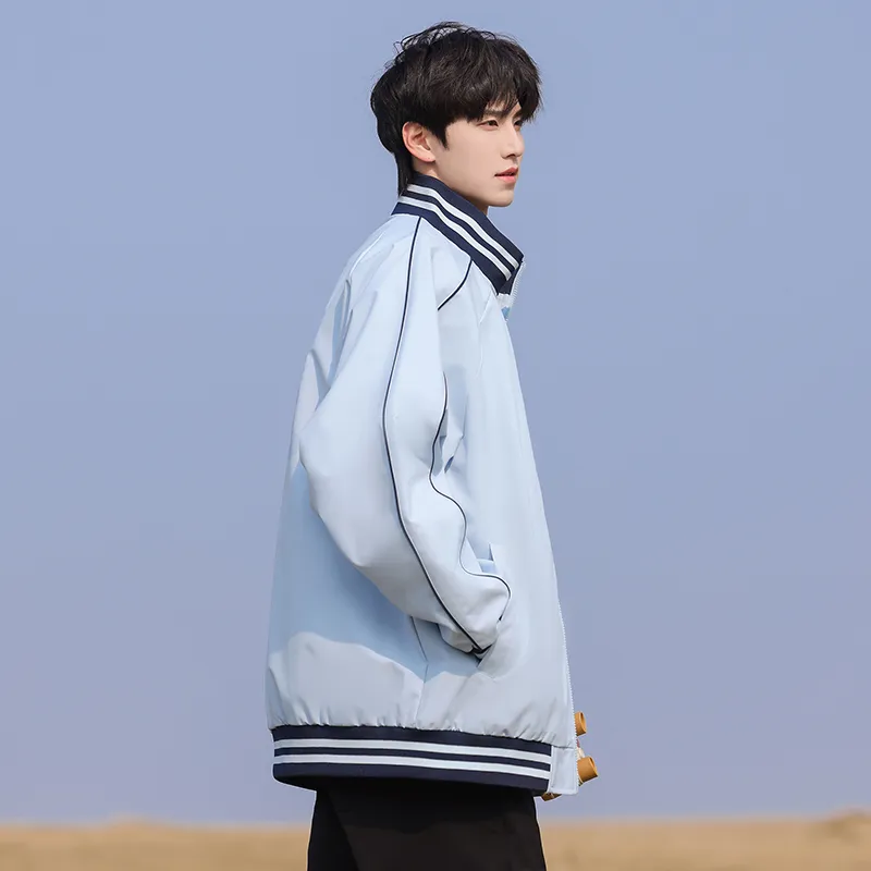 Warrior Huichao Riding The Wind Collection Jackets Coats Unisex Navy Blue-19