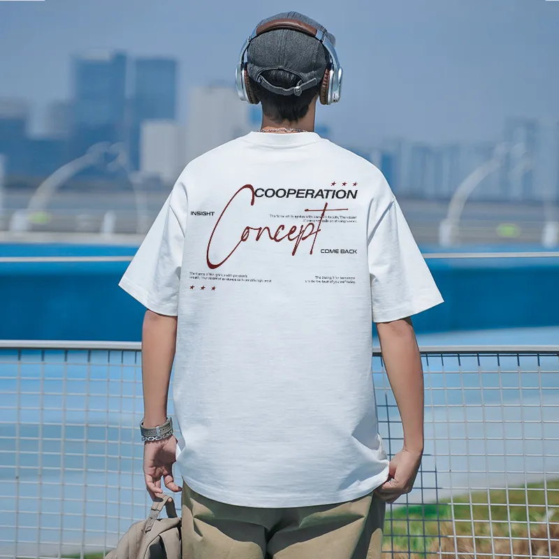 Warrior Huichao Riding The Wind Collection Drop Shoulder Sleeve T Shirt Unisex-3