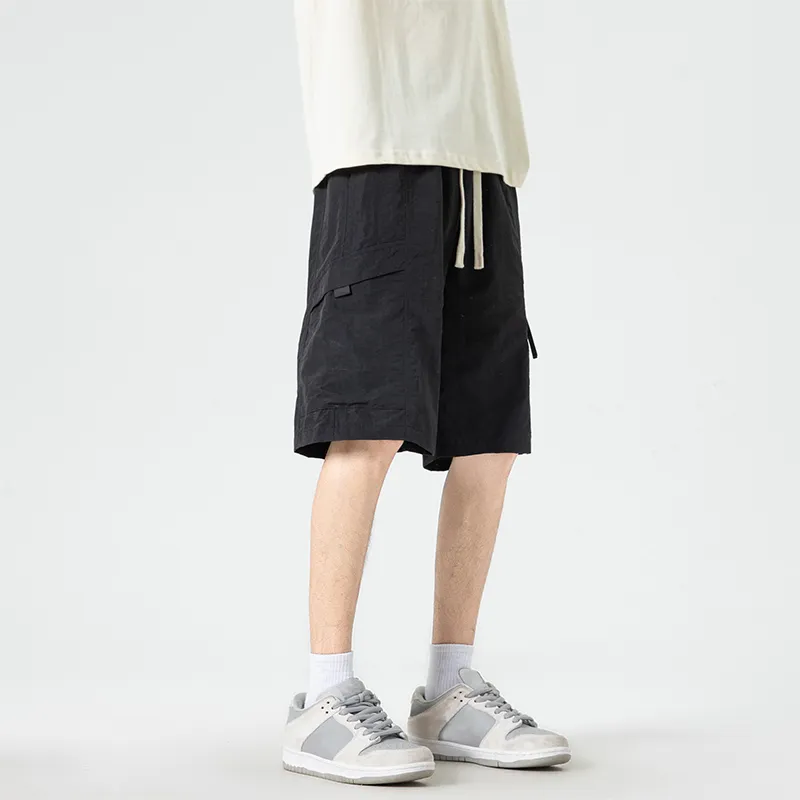 Warrior Huichao Riding The Wind Collection Cargo Shorts Unisex Green-8