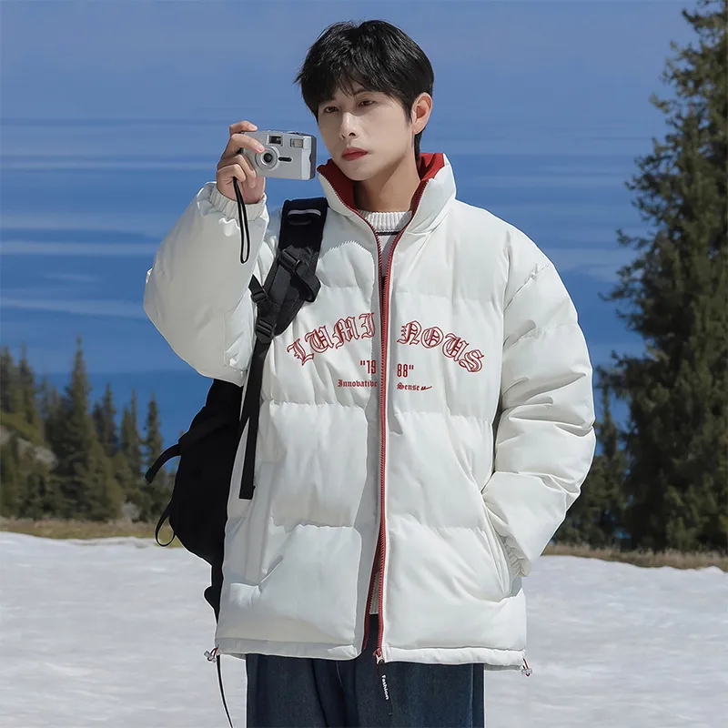 Warrior Ride The Wind Collection Open Ended Smile Collection Puffer Jacket Unisex-37
