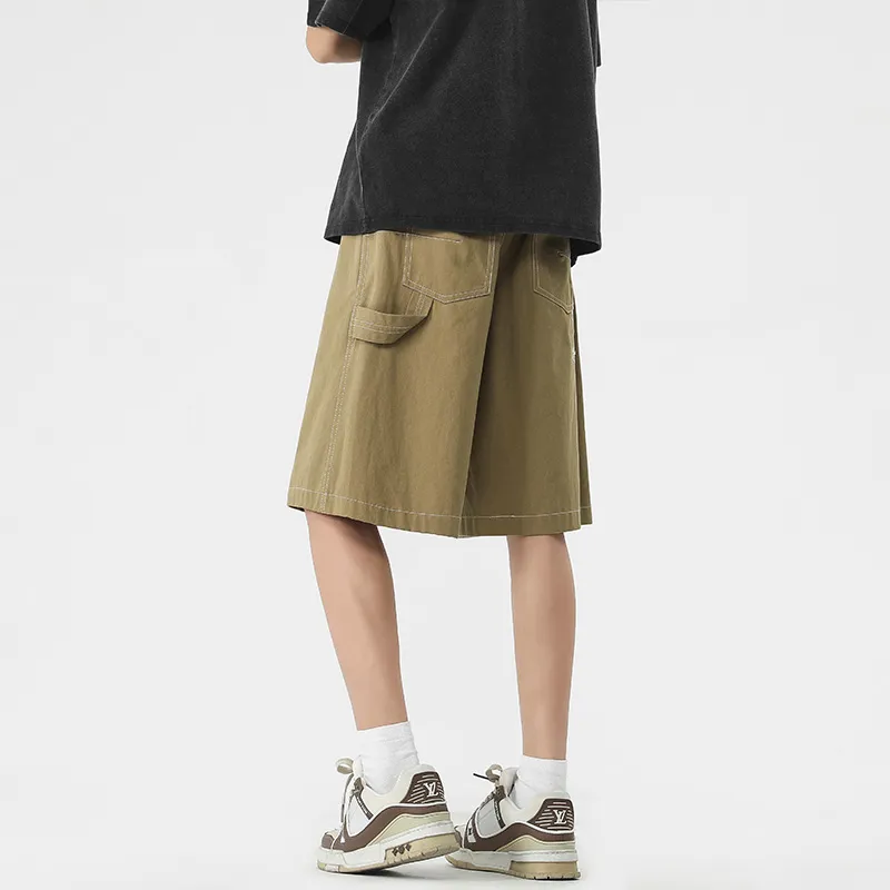 Warrior Denim Shorts Unisex Black-17