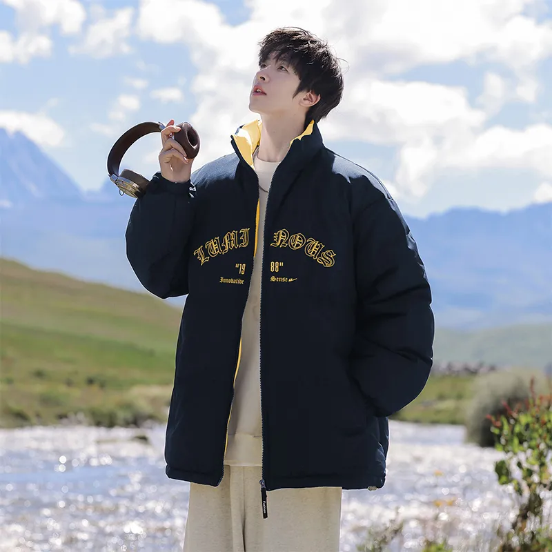 Warrior Ride The Wind Collection Open Ended Smile Collection Puffer Jacket Unisex-12