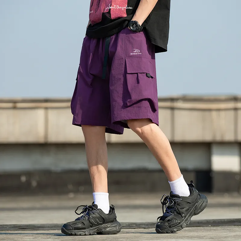 Warrior Huichao Riding The Wind Collection Cargo Shorts Unisex-9