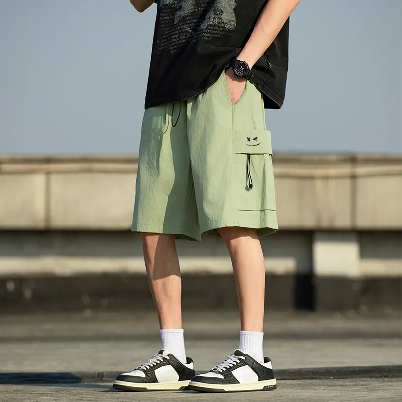 Warrior Huichao Riding The Wind Collection Cargo Shorts Unisex-9