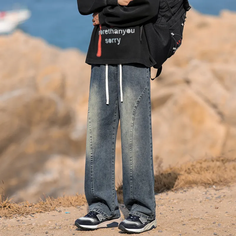 Warrior Huichao Riding The Wind Collection Jeans Unisex-16