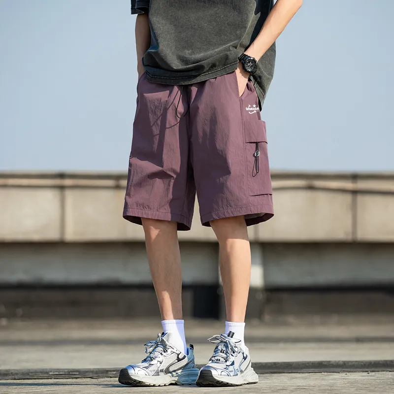 Warrior Huichao Riding The Wind Collection Cargo Shorts Unisex-22