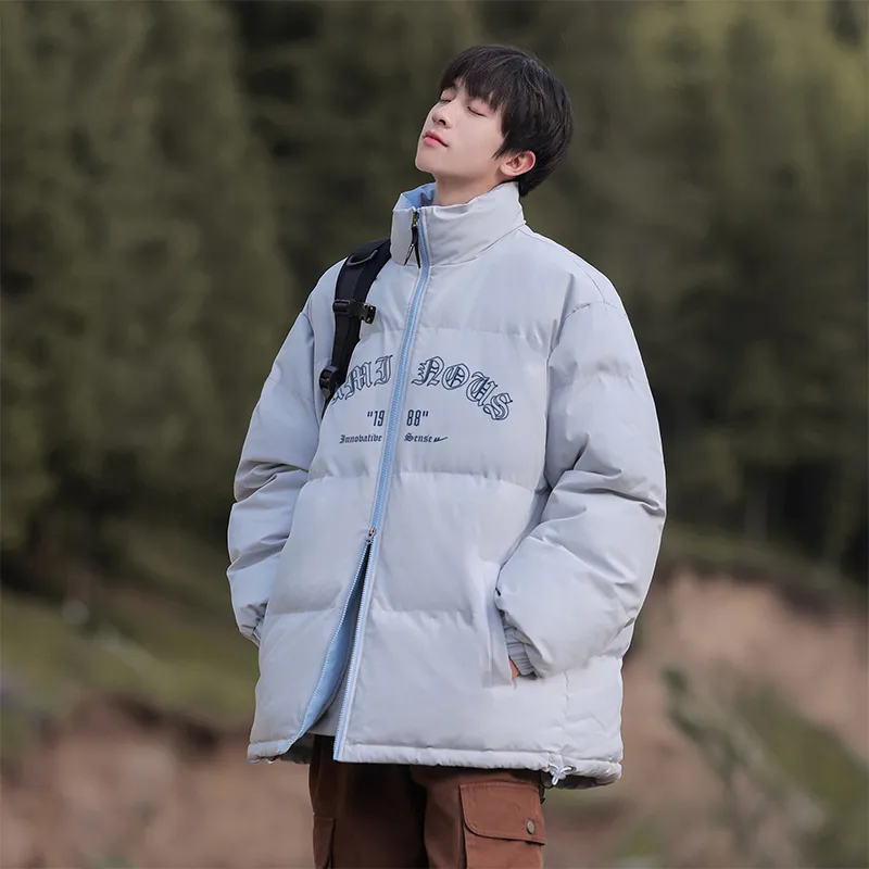 Warrior Ride The Wind Collection Open Ended Smile Collection Puffer Jacket Unisex-20