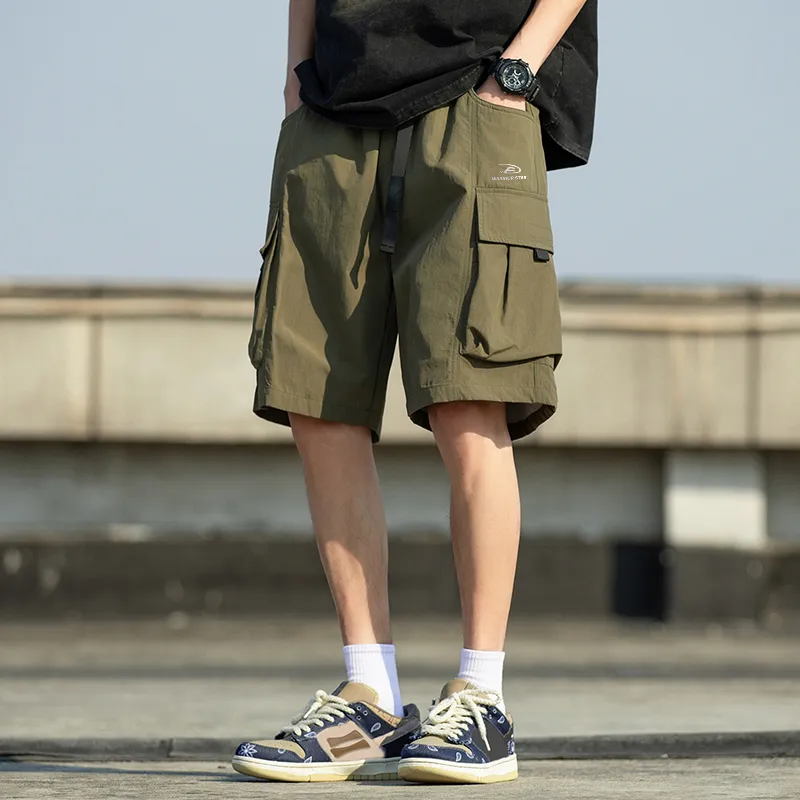 Warrior Huichao Riding The Wind Collection Cargo Shorts Unisex-24