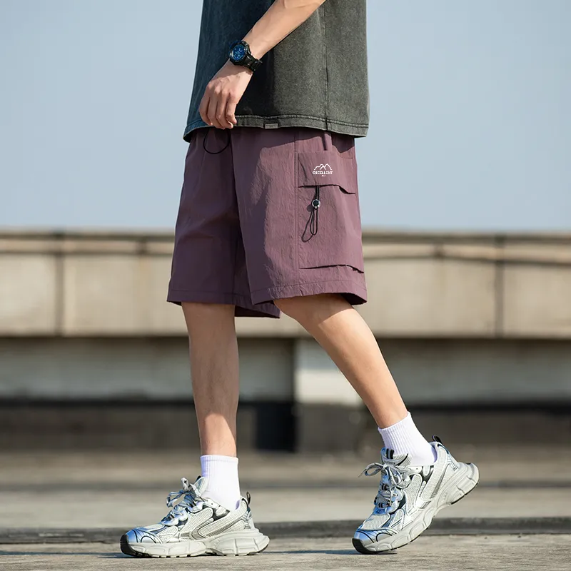 Warrior Huichao Riding The Wind Collection Cargo Shorts Unisex-3