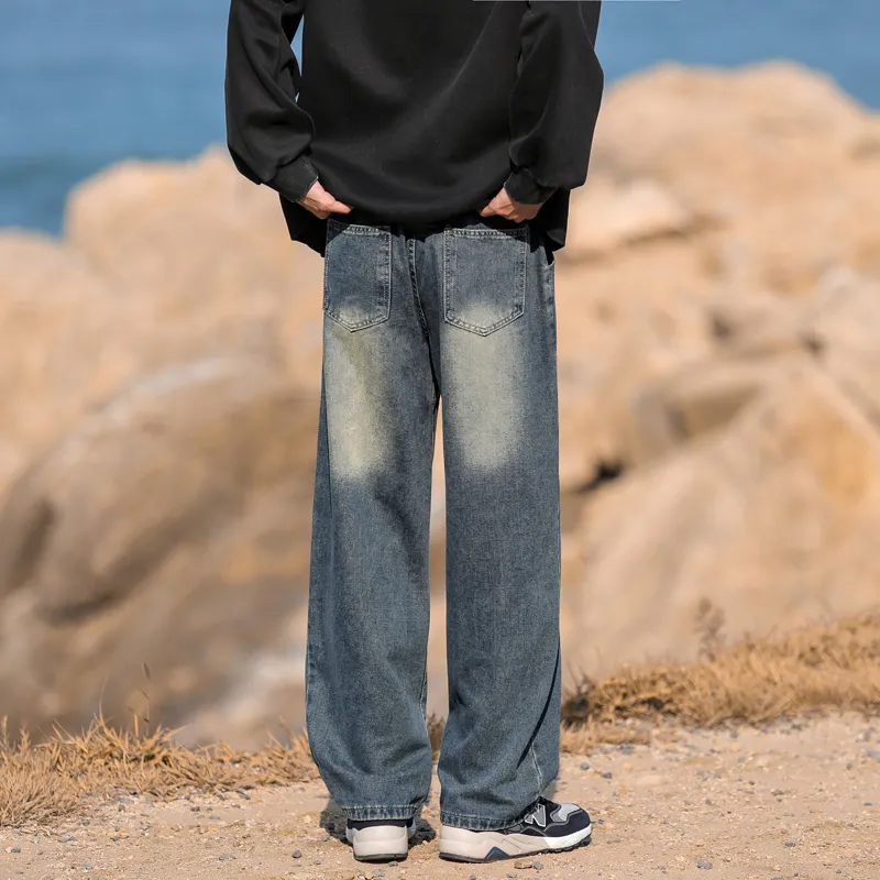 Warrior Huichao Riding The Wind Collection Jeans Unisex-17