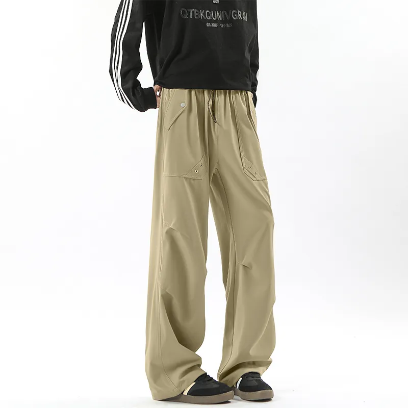 Warrior Huichao Riding The Wind Collection Casual Pants Unisex Black-10