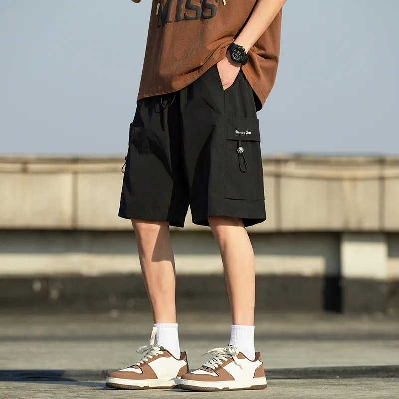 Warrior Huichao Riding The Wind Collection Cargo Shorts Unisex-17