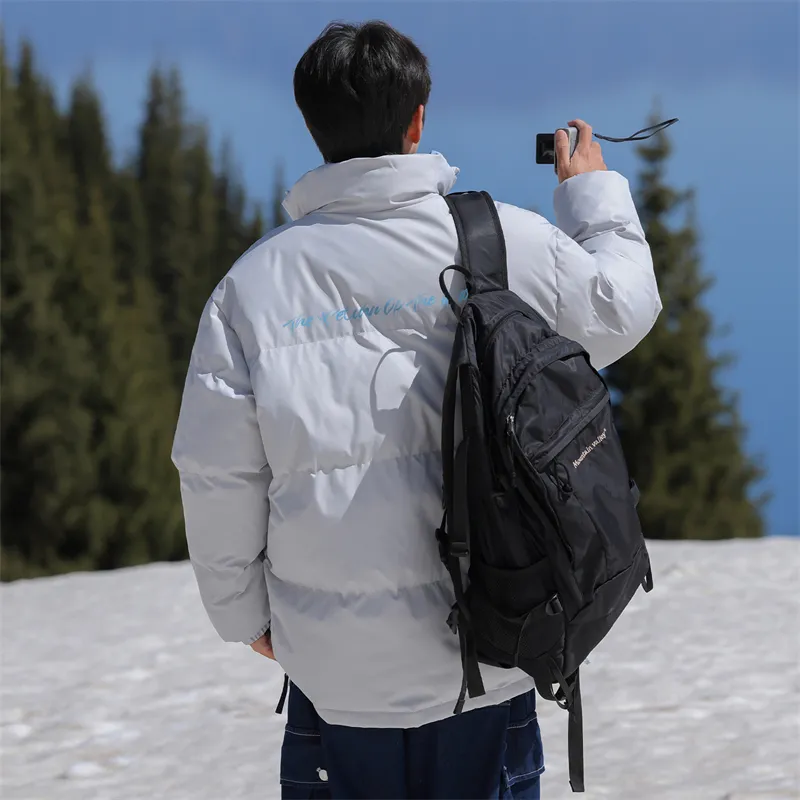 Warrior Ride The Wind Collection Open Ended Smile Collection Puffer Jacket Unisex-20