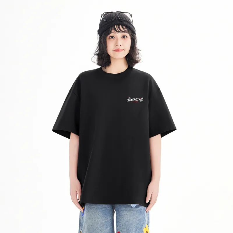 Warrior Huichao Riding The Wind Collection Drop Shoulder Sleeve T Shirt Women's-5