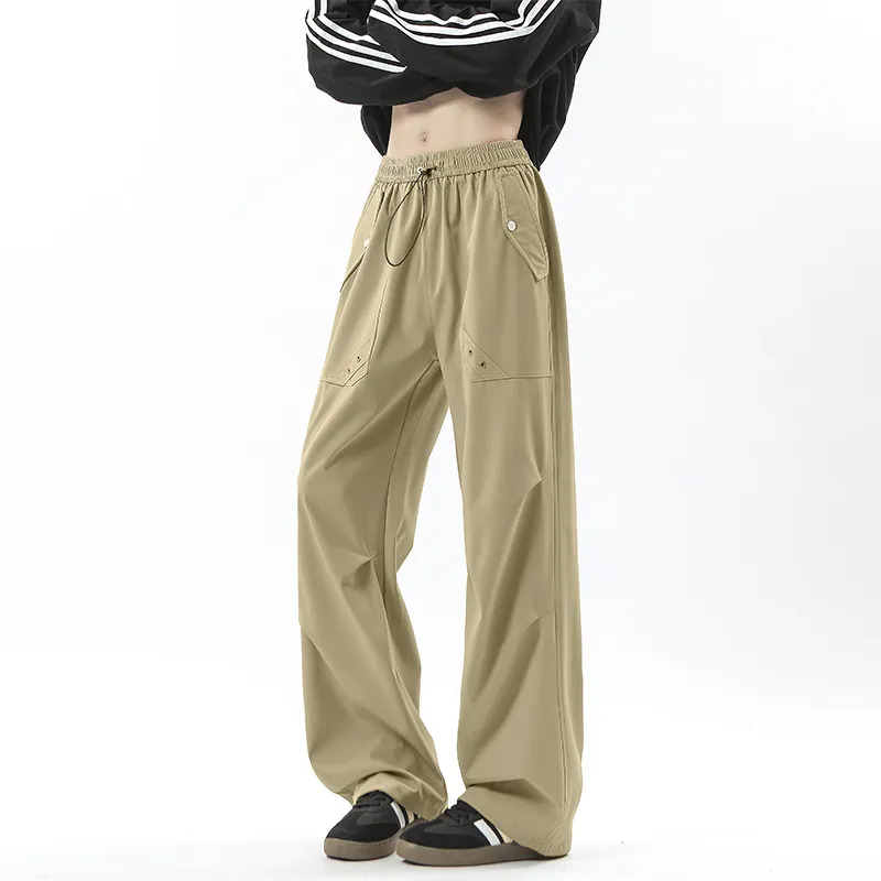 Warrior Huichao Riding The Wind Collection Casual Pants Unisex Black-11