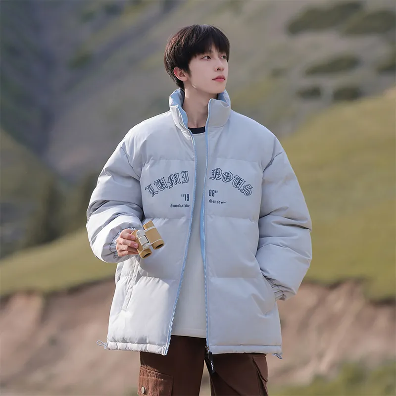 Warrior Ride The Wind Collection Open Ended Smile Collection Puffer Jacket Unisex-21