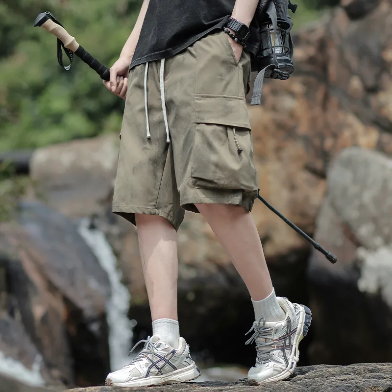 Warrior Huichao Riding The Wind Collection Cargo Shorts Unisex-10