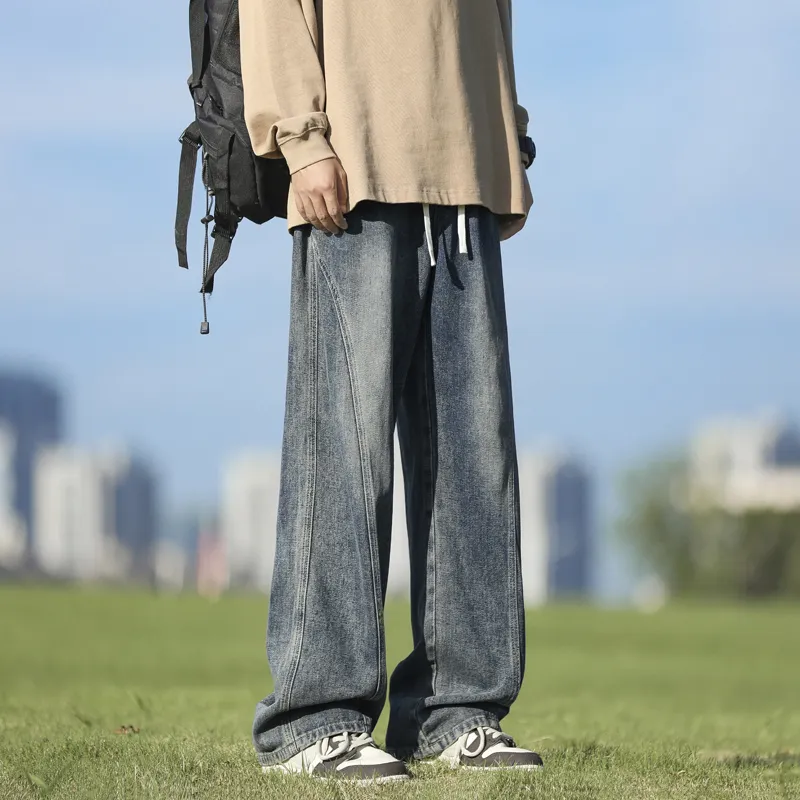 Warrior Huichao Riding The Wind Collection Jeans Unisex-3