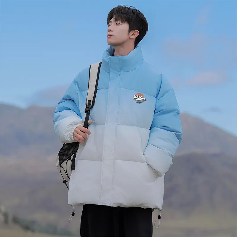 Warrior Ride The Wind And Waves Series Puffer Jacket Unisex-2