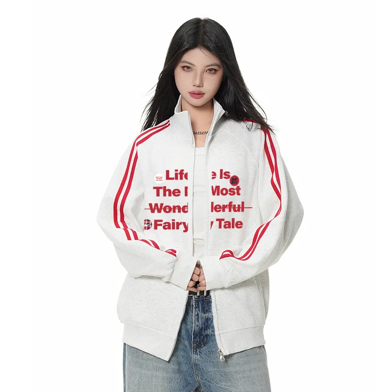 Warrior Huichao Open-Ended Smile Collection Baseball Jacket Unisex-2