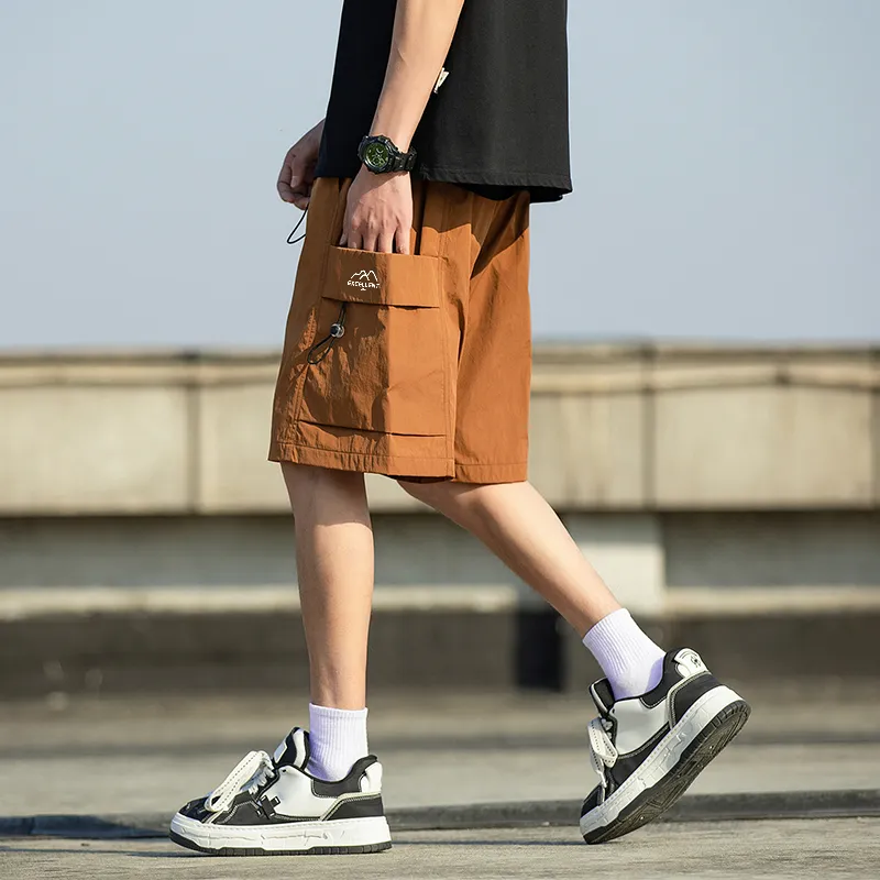 Warrior Huichao Riding The Wind Collection Cargo Shorts Unisex-18