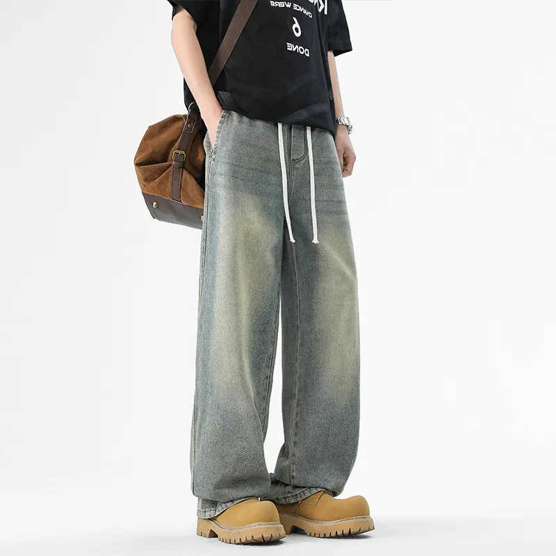 Warrior Huichao Riding The Wind Collection Jeans Unisex-6