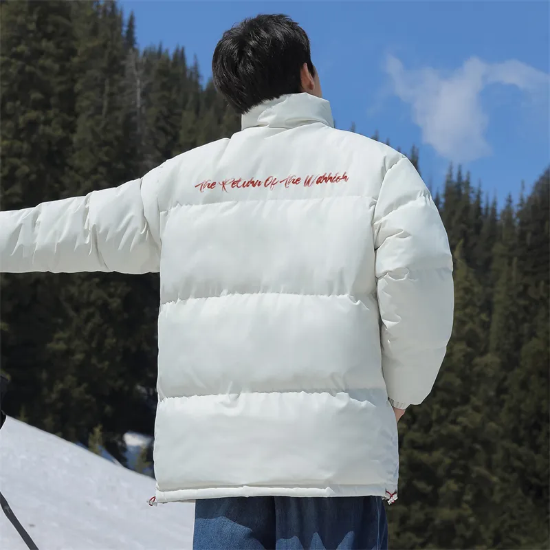 Warrior Ride The Wind Collection Open Ended Smile Collection Puffer Jacket Unisex-3