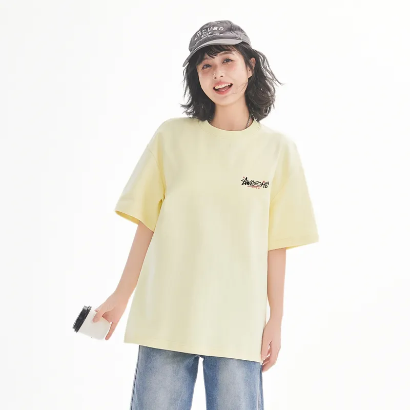 Warrior Huichao Riding The Wind Collection Drop Shoulder Sleeve T Shirt Women's-16
