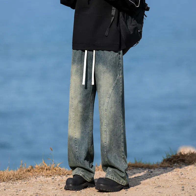 Warrior Huichao Riding The Wind Collection Jeans Unisex-19