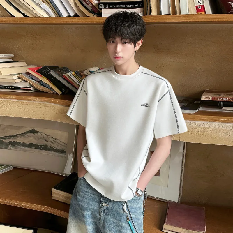 Warrior Huichao Riding The Wind Collection Drop Shoulder Sleeve T Shirt Unisex-3