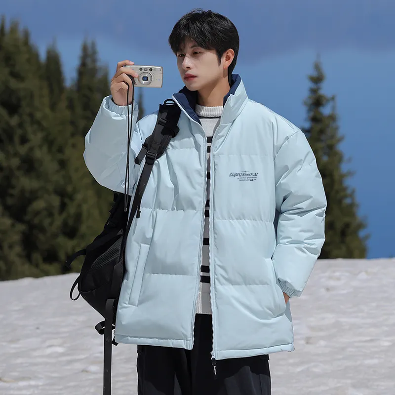 Warrior Ride The Wind Collection Open Ended Smile Collection Puffer Jacket Unisex-3
