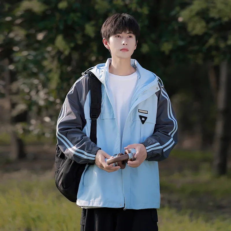 Warrior Huichao Riding The Wind Collection Windbreaker Jacket Unisex-15